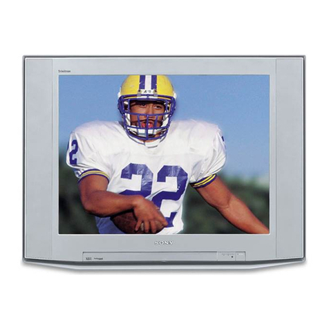 Sony KV-36XBR450 Dimensions