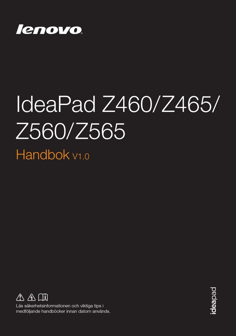 Lenovo IDEAPAD Z560 Handbook