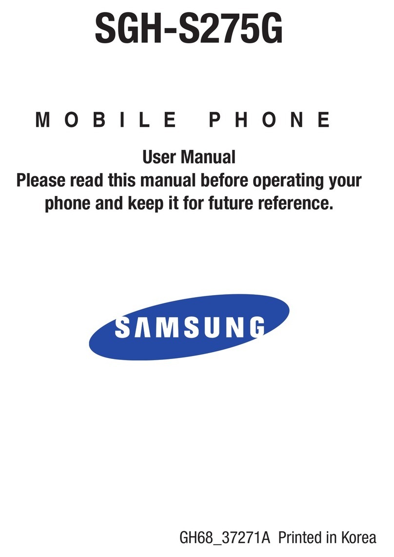 Samsung SGH-S275G User manual