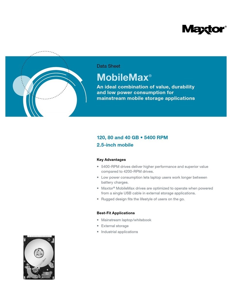 Maxtor STM940215A - Maxtor MobileMax 40 GB Hard... datasheet