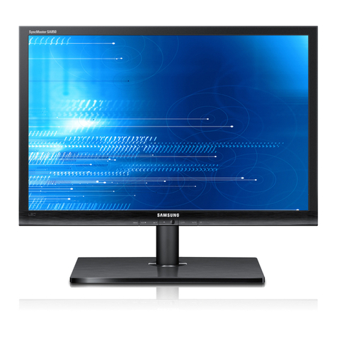 Samsung 27" SA850 LED Monitor User manual