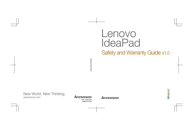 Lenovo L7500 - IdeaPad U110 User manual