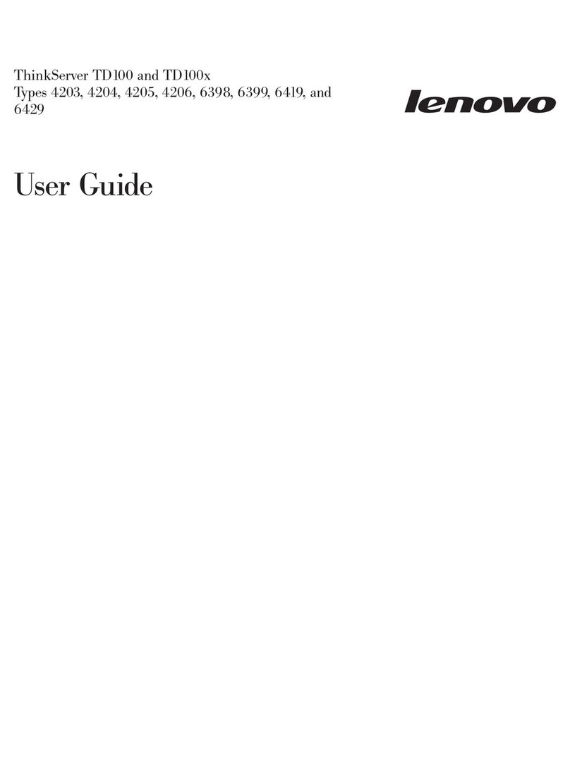 Lenovo TD100 - THINKSERVER 2.0G 2GB DVD 670W 6X7... User manual Lenovo TD100 - THINKSERVER 2.0G 2GB DVD 670W 6X7... User manual
