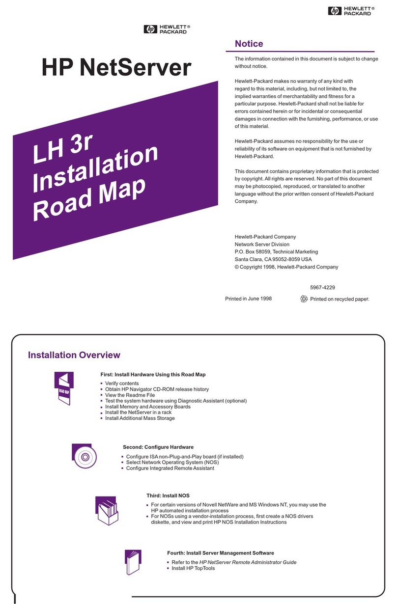 HP D7171A - NetServer - LPr User manual HP D7171A - NetServer - LPr User manual