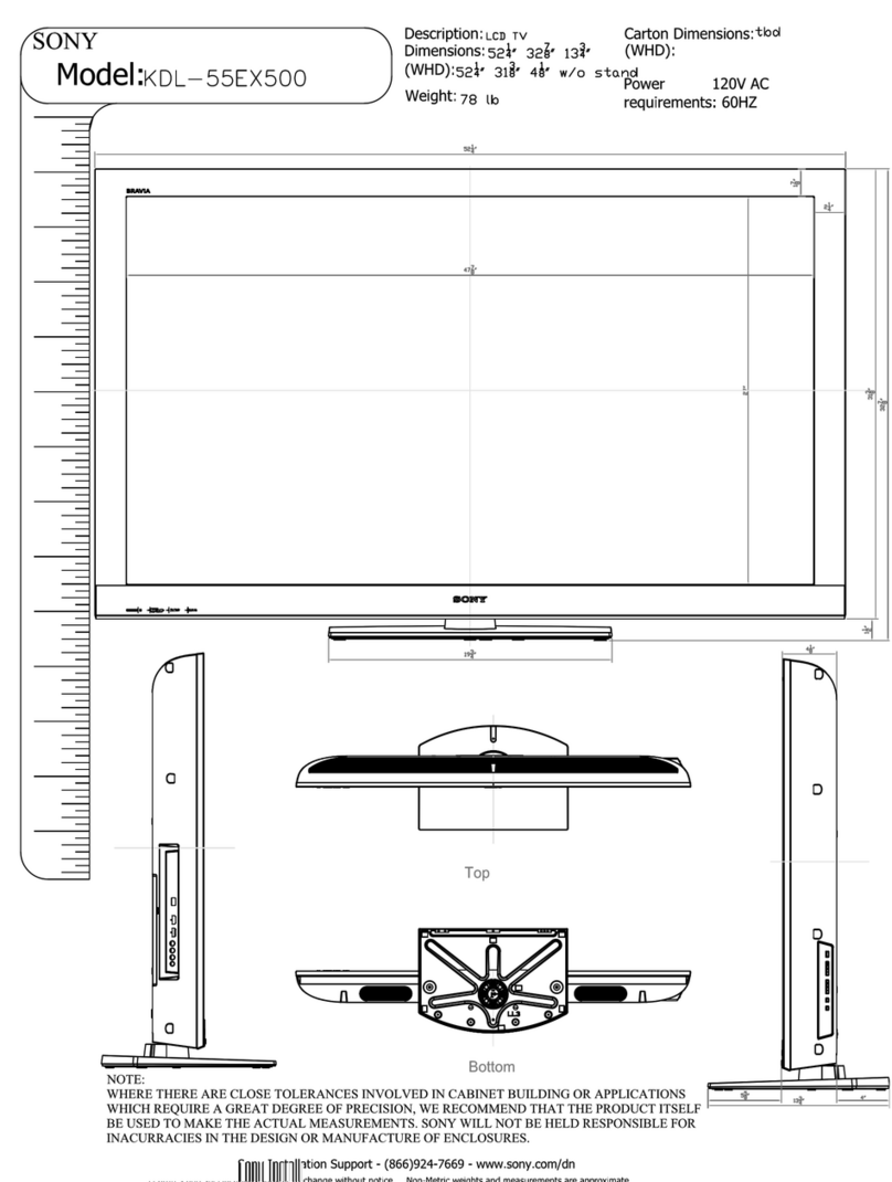 Sony BRAVIA KDL-55EX500 User guide
