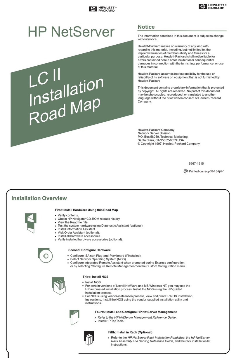 HP D7171A - NetServer - LPr User manual