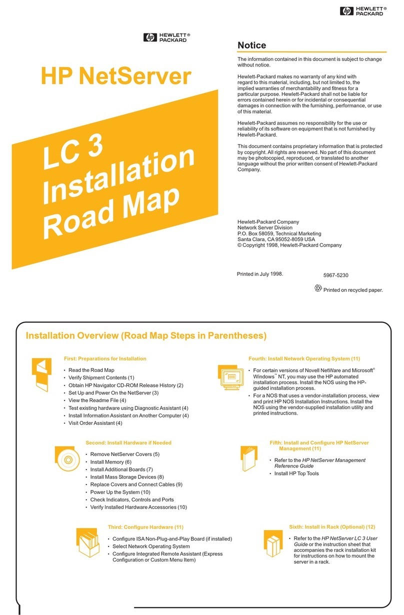 HP D7171A - NetServer - LPr User manual