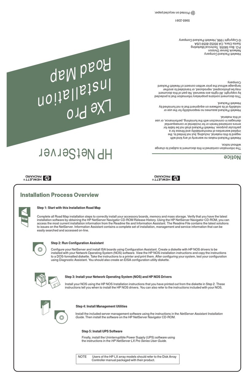 HP D7171A - NetServer - LPr User manual