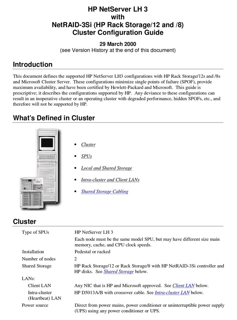 HP D7171A - NetServer - LPr User manual
