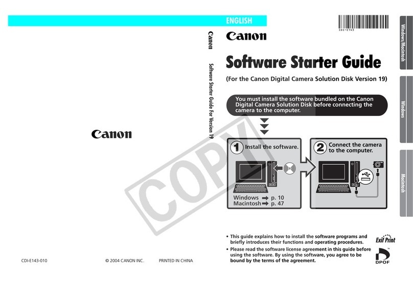Canon PowerShot A400 Mounting instructions