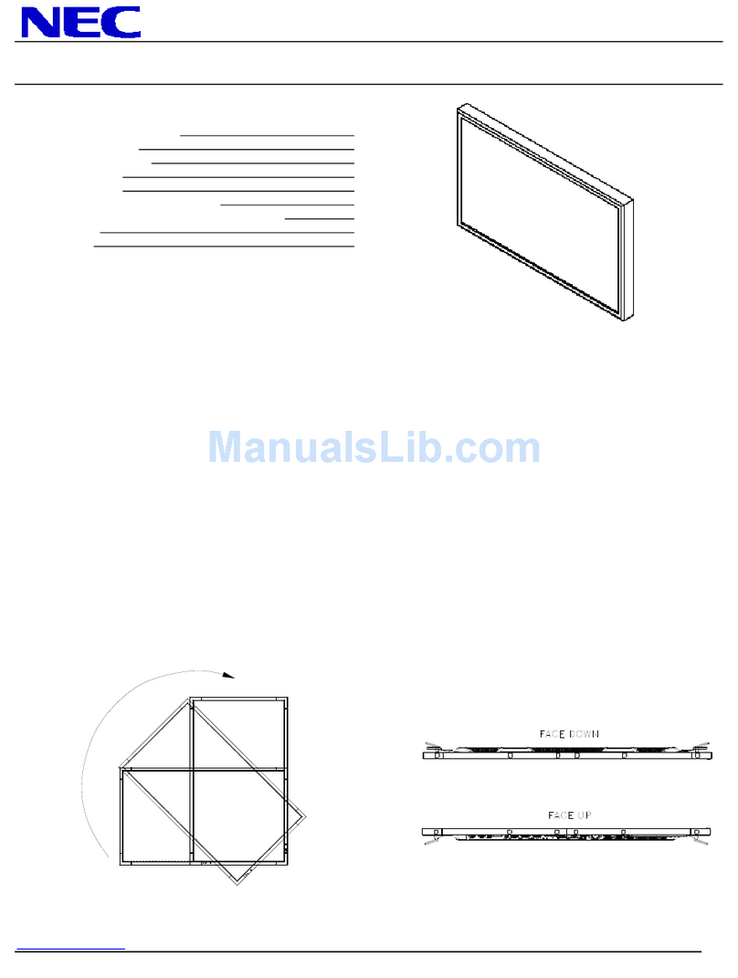 NEC MultiSync X552S User manual