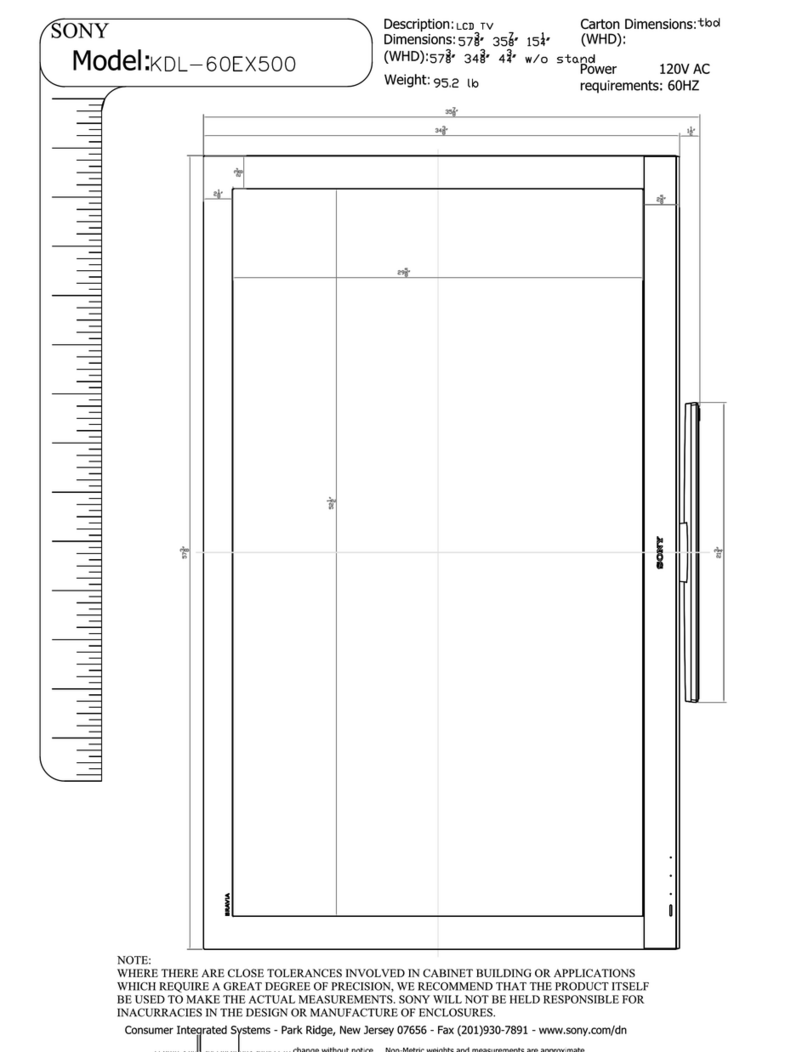Sony BRAVIA KDL-60EX500 User guide