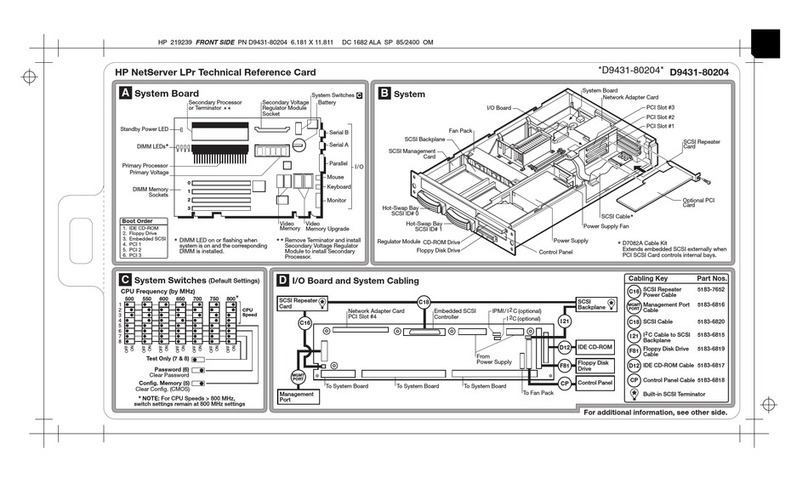 HP D7171A - NetServer - LPr Parts list manual