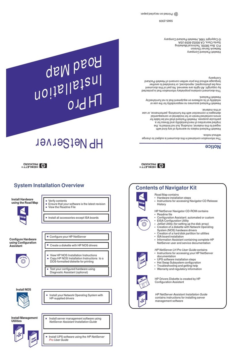 HP D7171A - NetServer - LPr User manual