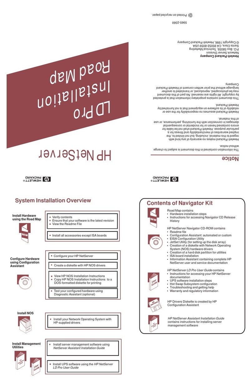 HP D7171A - NetServer - LPr User manual