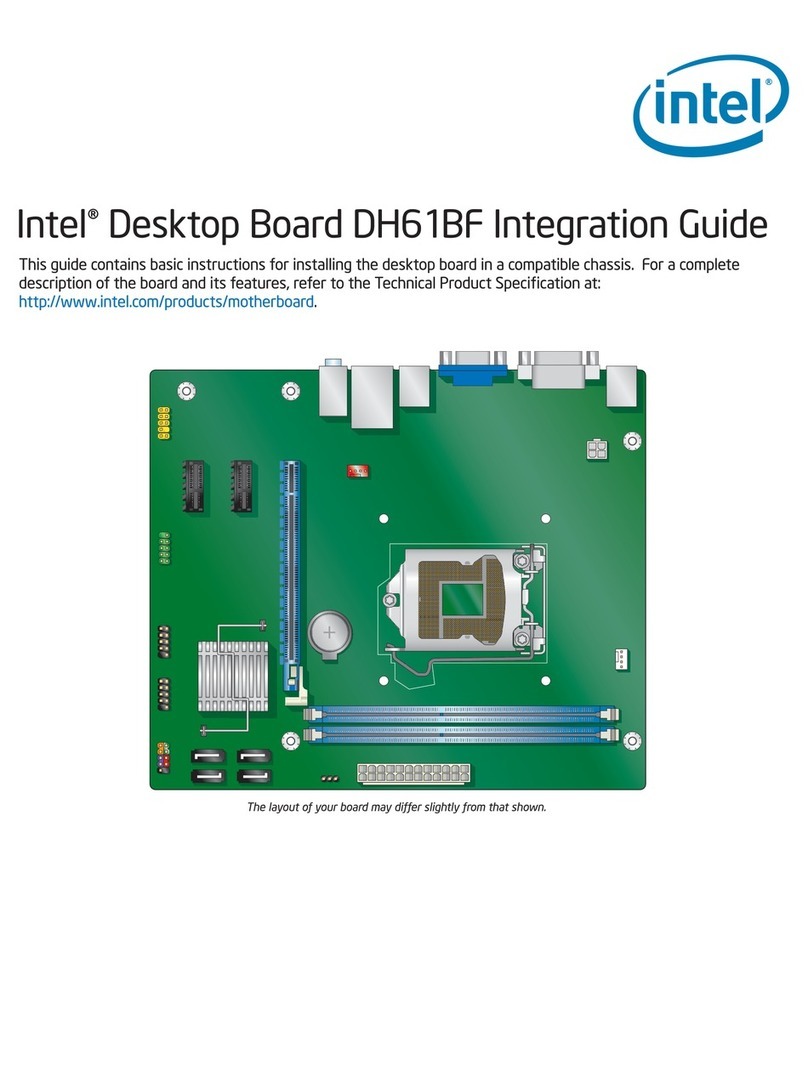 Intel DH61BF Quick setup guide