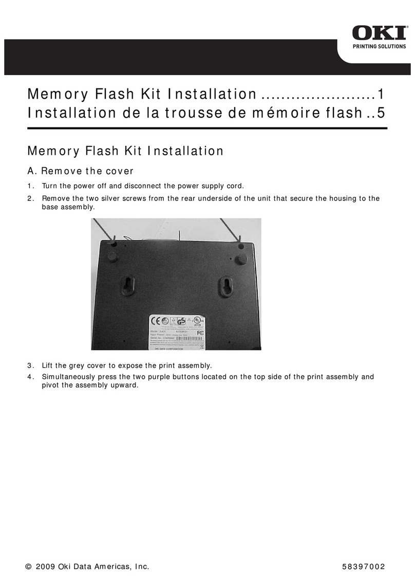 Oki OKIPOS X400 User manual