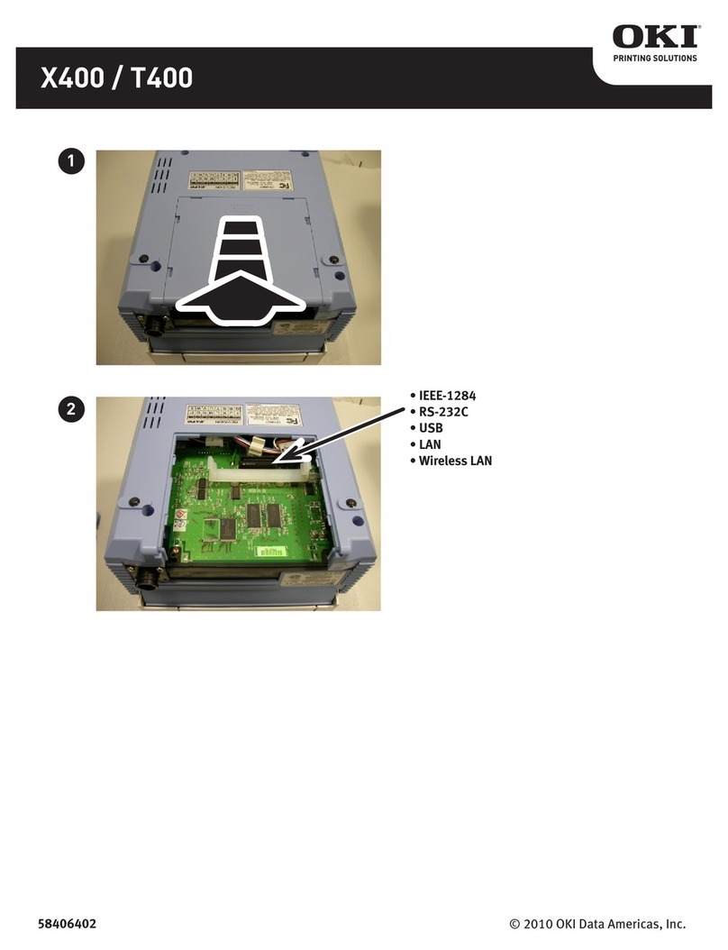 Oki OKIPOS X400 User manual