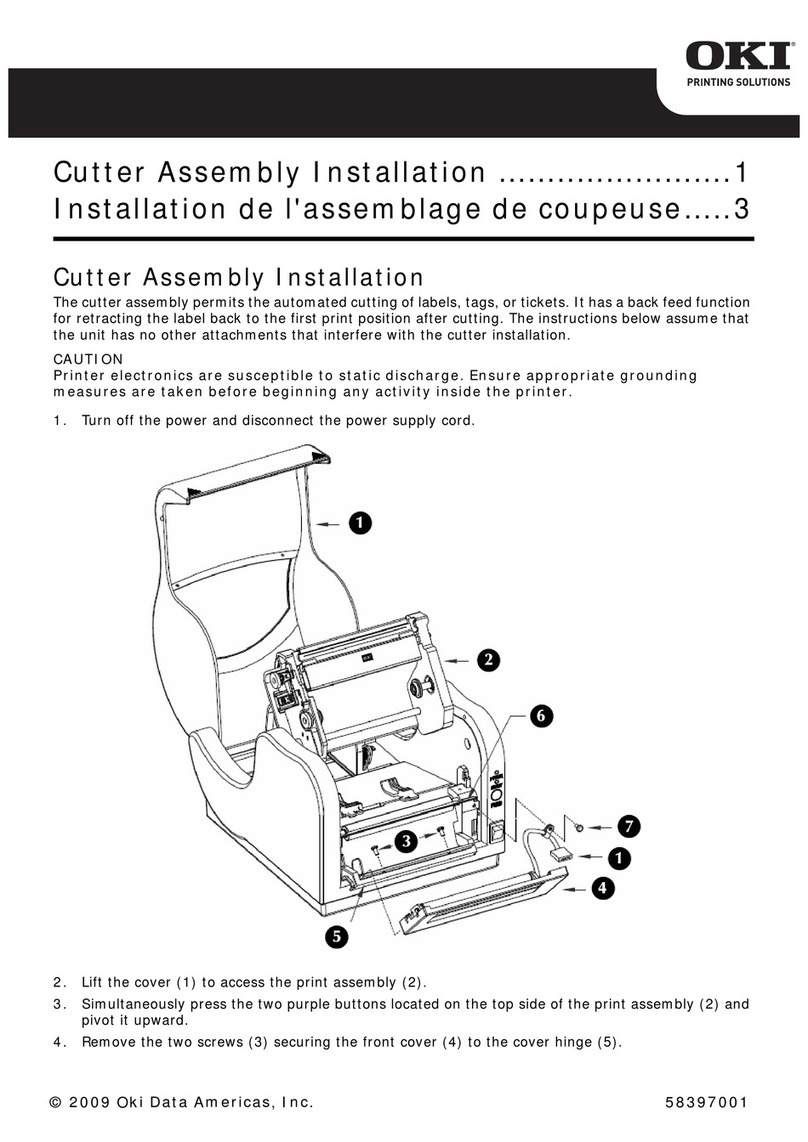 Oki OKIPOS X400 User manual