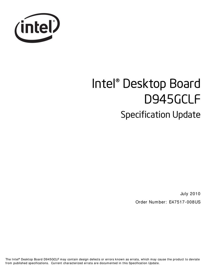 Intel D945GCLF - Desktop Board Essential Series... User manual