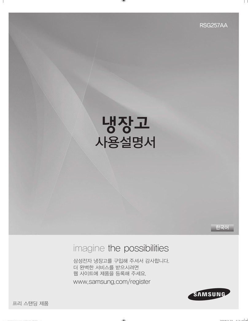 Samsung RSG257AABP - 24 cu. ft User manual Samsung RSG257AABP - 24 cu. ft User manual