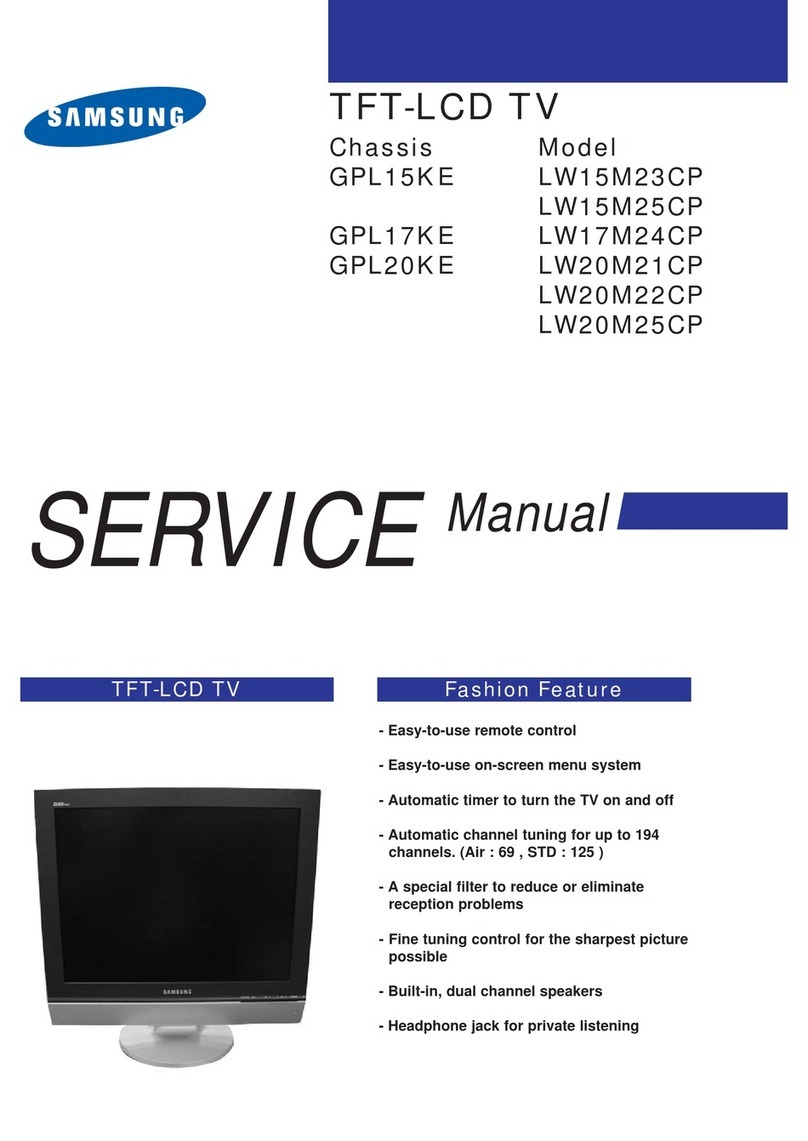 Samsung LW20M22CP Service manual