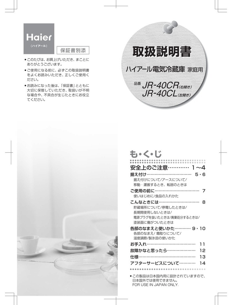 Haier JR-40CL user manual