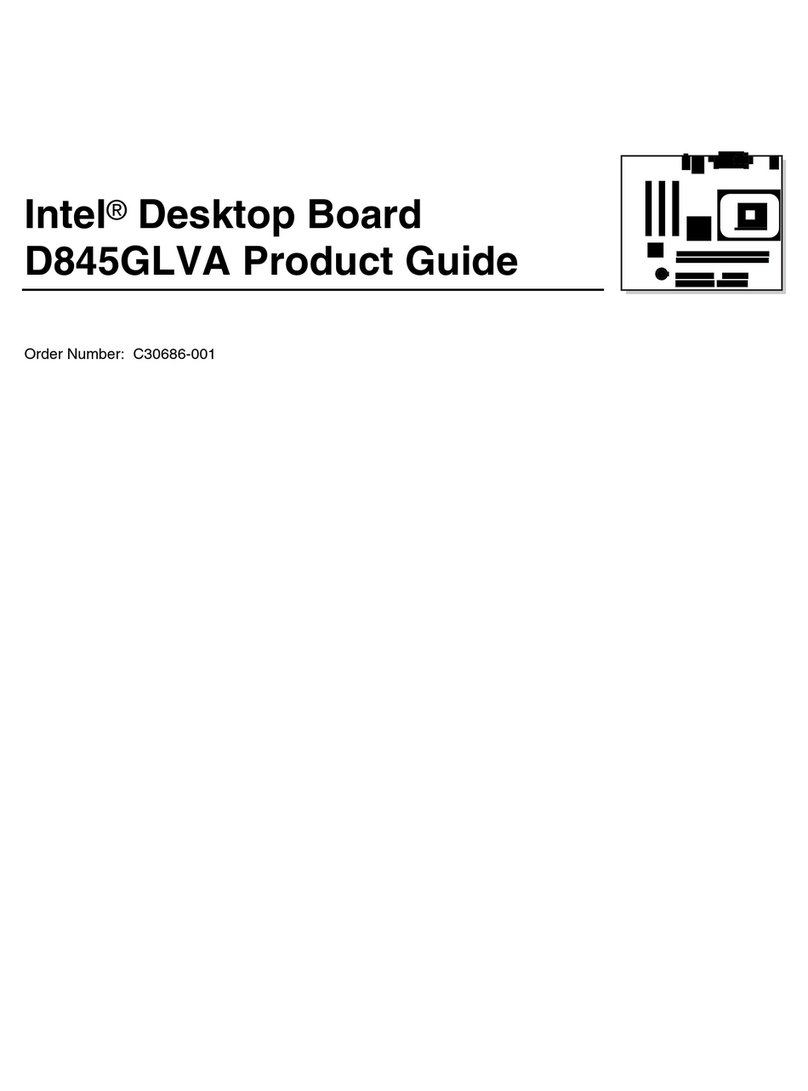 Intel Desktop Board D845GLVA User manual