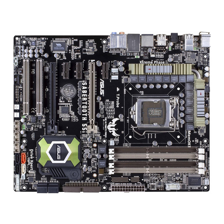 Asus SABERTOOTH 55i - Motherboard - ATX User manual