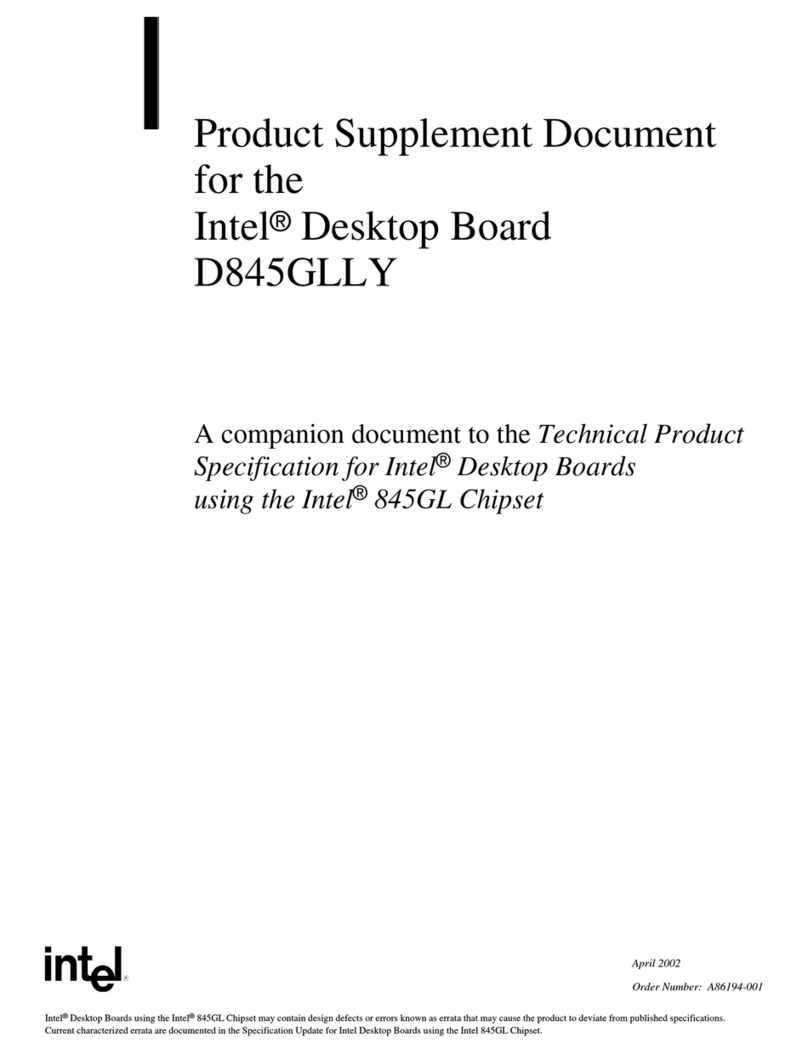 Intel Desktop Board D845GLLY User manual