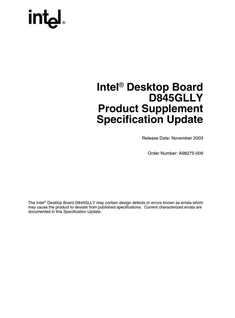 Intel Desktop Board D845GLLY User manual