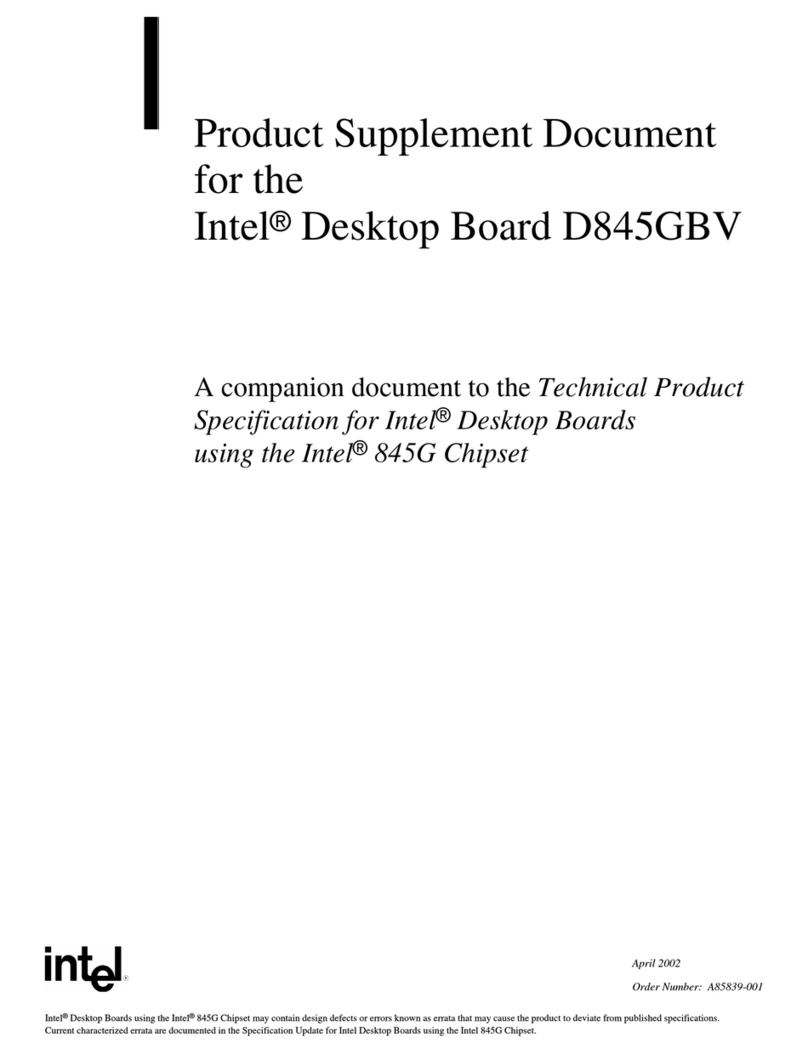 Intel D845GBV Technical manual