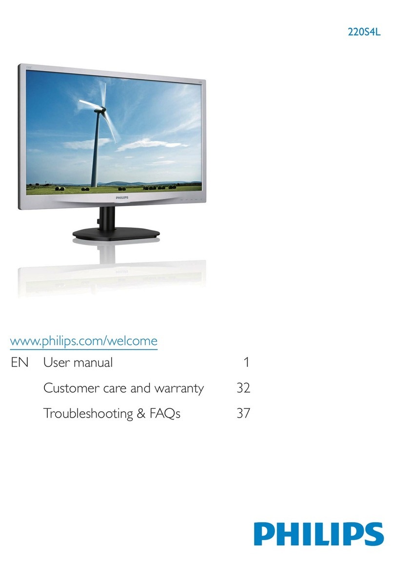Philips 220S4LSB/00 User manual