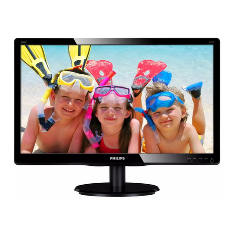 Philips 190V4LSB/27 User manual
