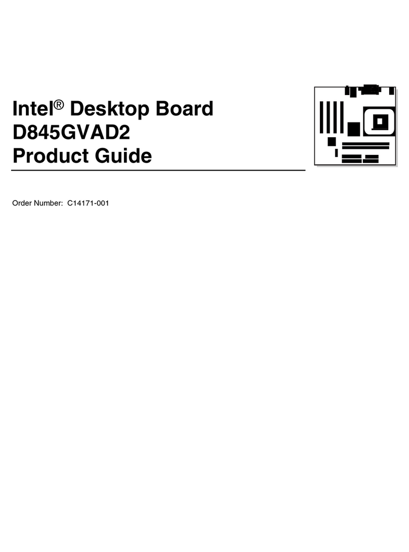 Intel D845GVAD2 - P4 Socket 478 ATX Motherboard User manual