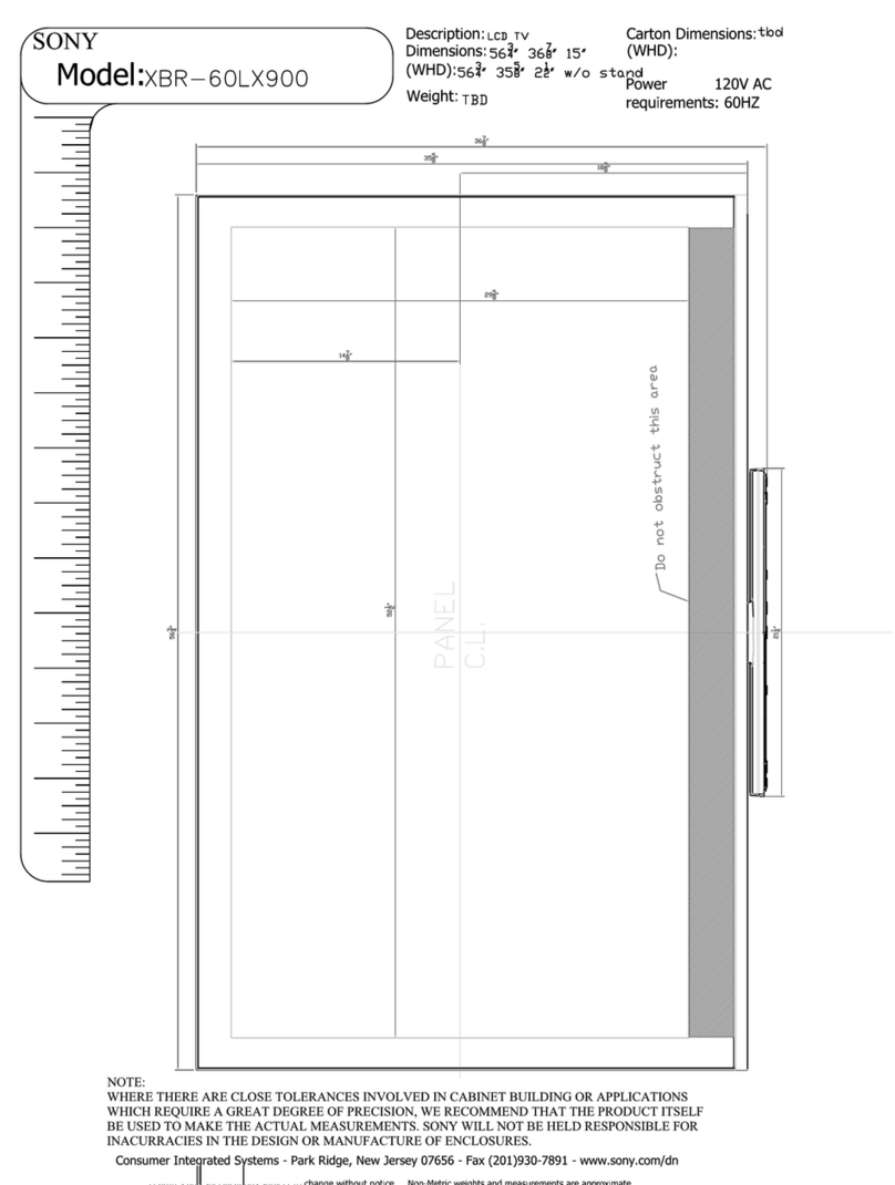 Sony Bravia XBR-60LX900 User guide