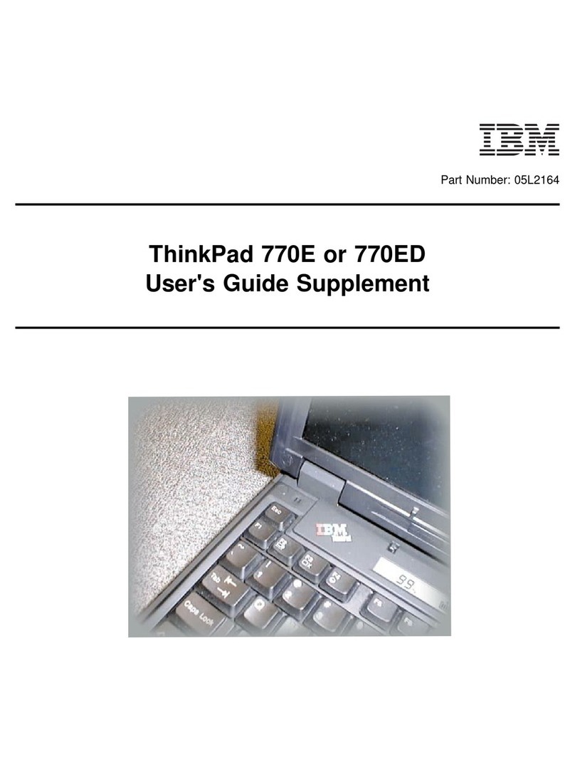 IBM ThinkPad 770 User manual