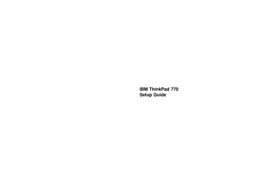 IBM ThinkPad 770 User manual IBM ThinkPad 770 User manual