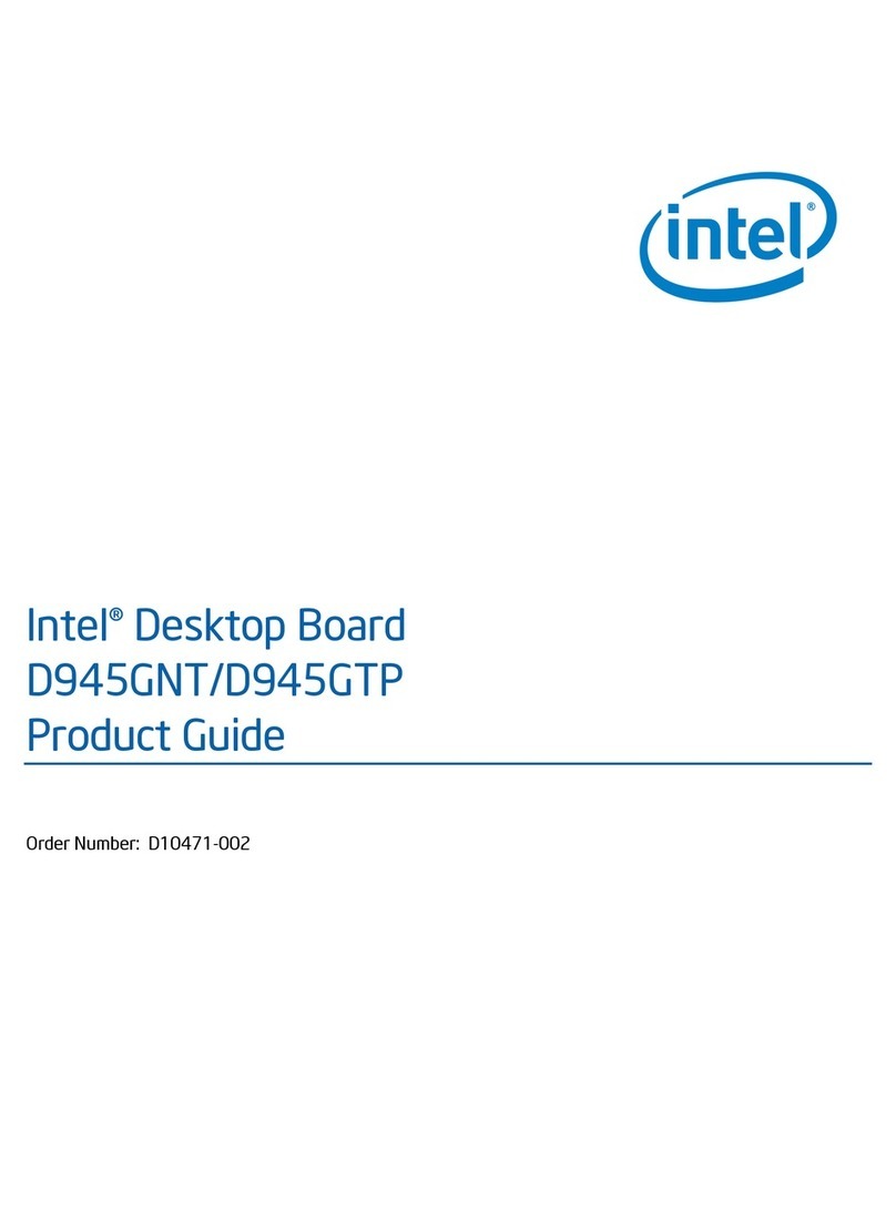 Intel D915GMHLK - Desktop Board - Mainboard User manual