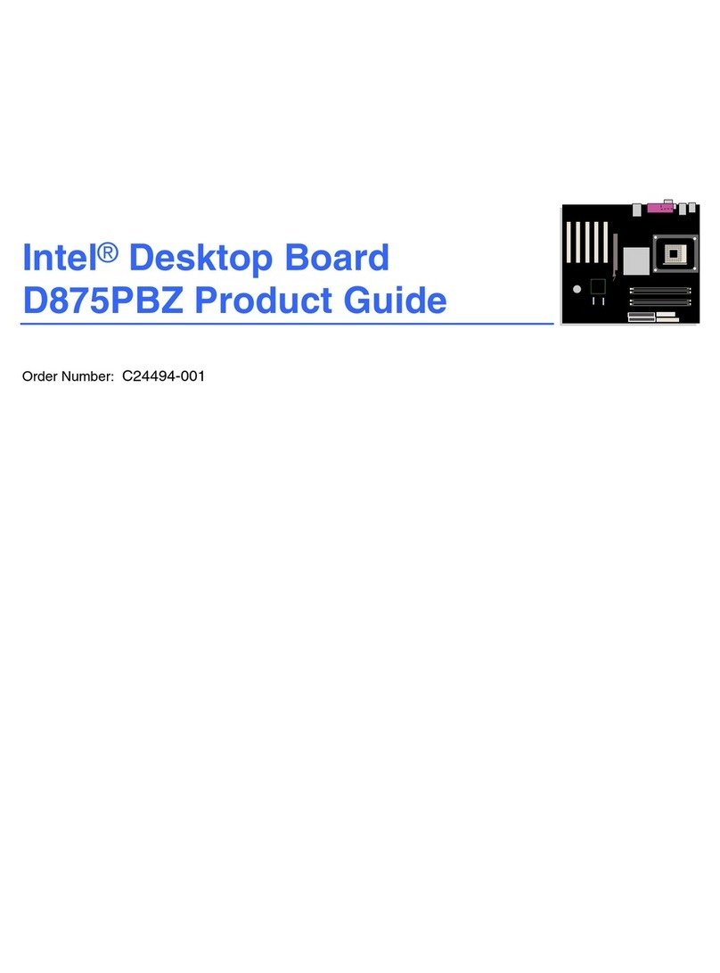 Intel D875PBZ - Desktop Board Motherboard User manual