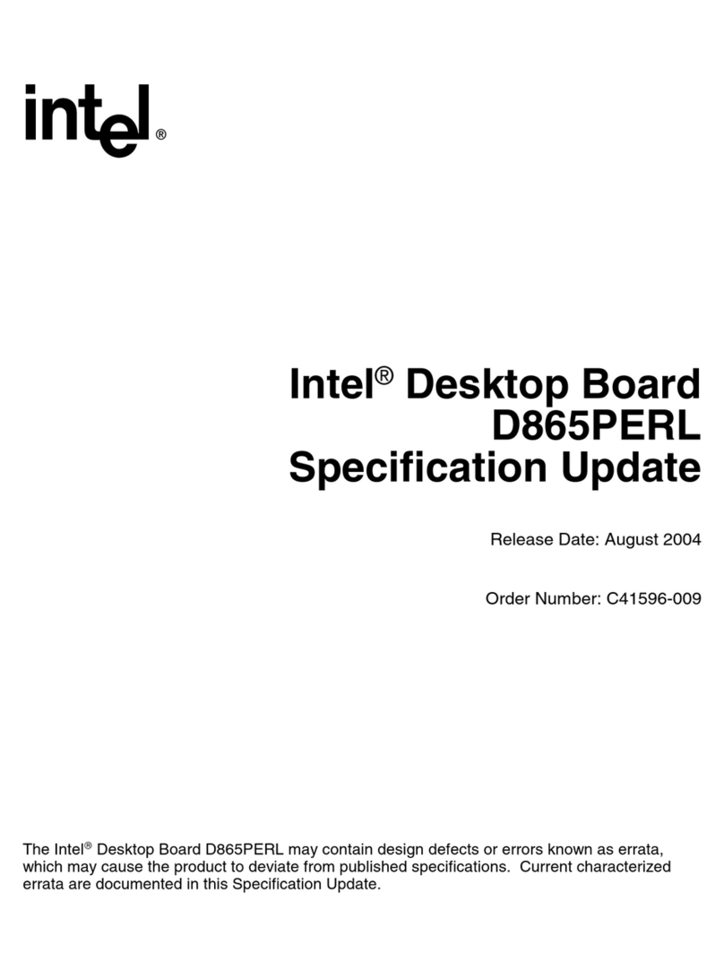 Intel D865PERL User manual