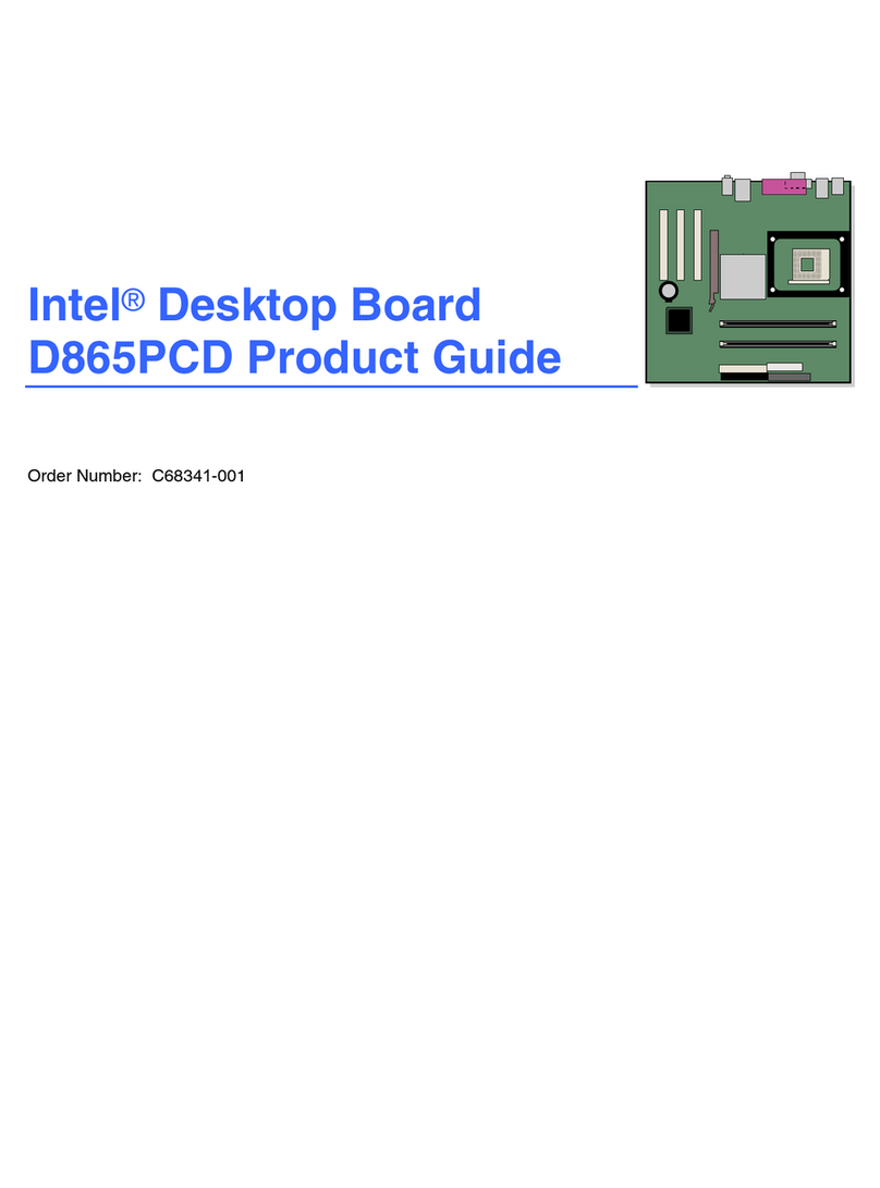 Intel D865PCD User manual