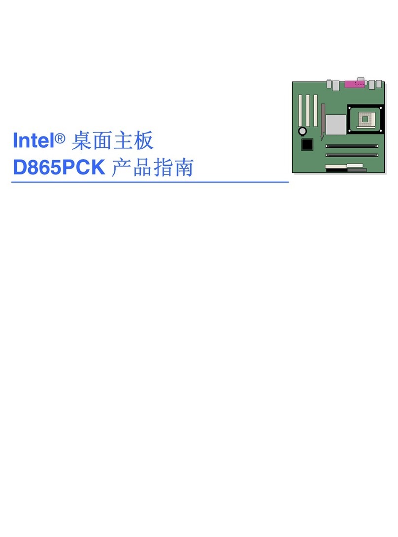Intel D865PCK User manual