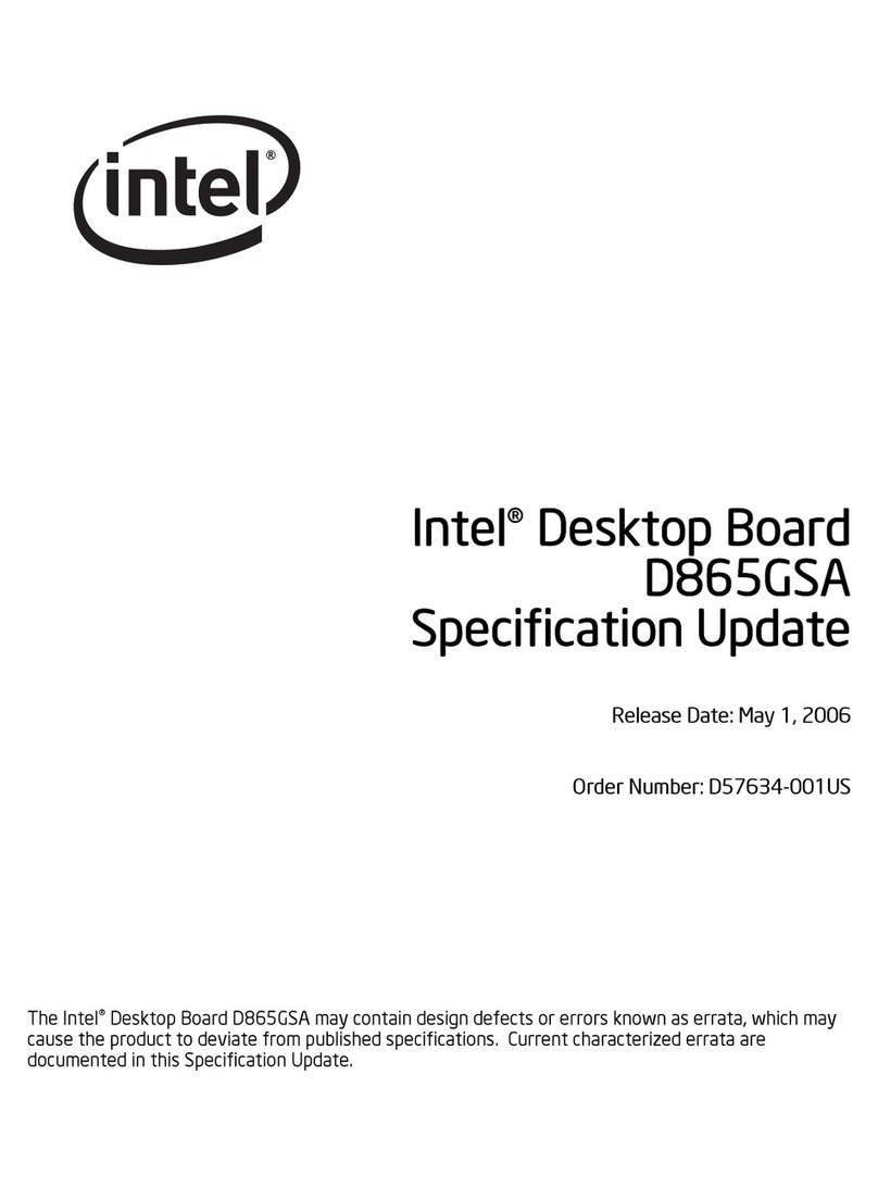 Intel D865GSA User manual