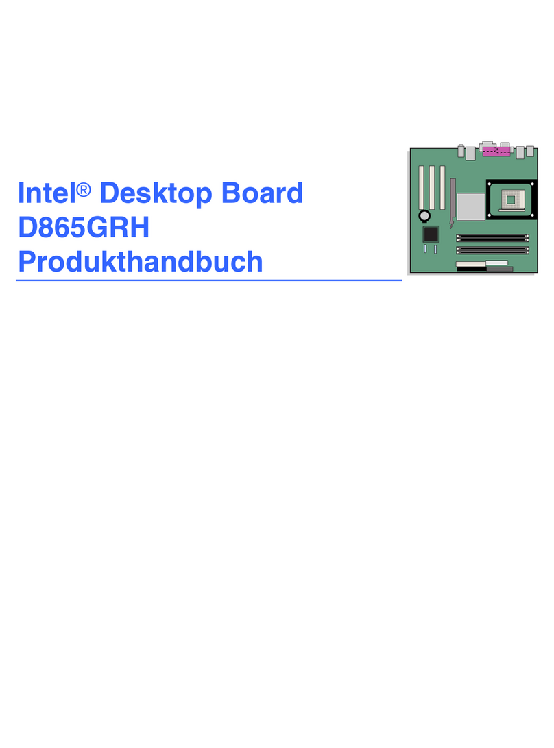 Intel D865GRH User manual