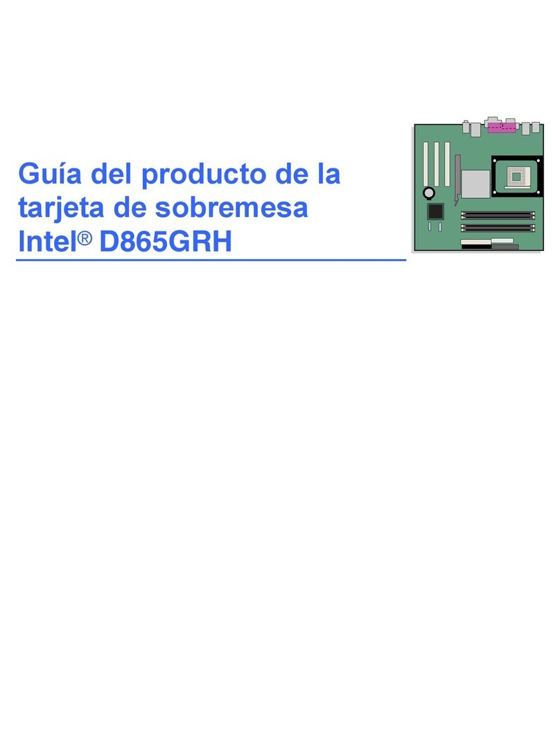 Intel D865GRH Quick start guide