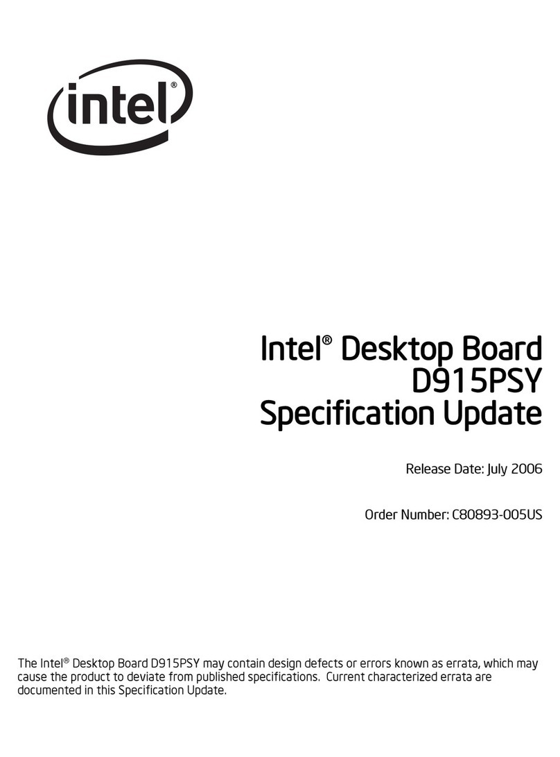 Intel Desktop Board D915PSY User manual