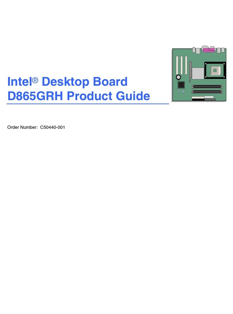 Intel D865GRH User manual