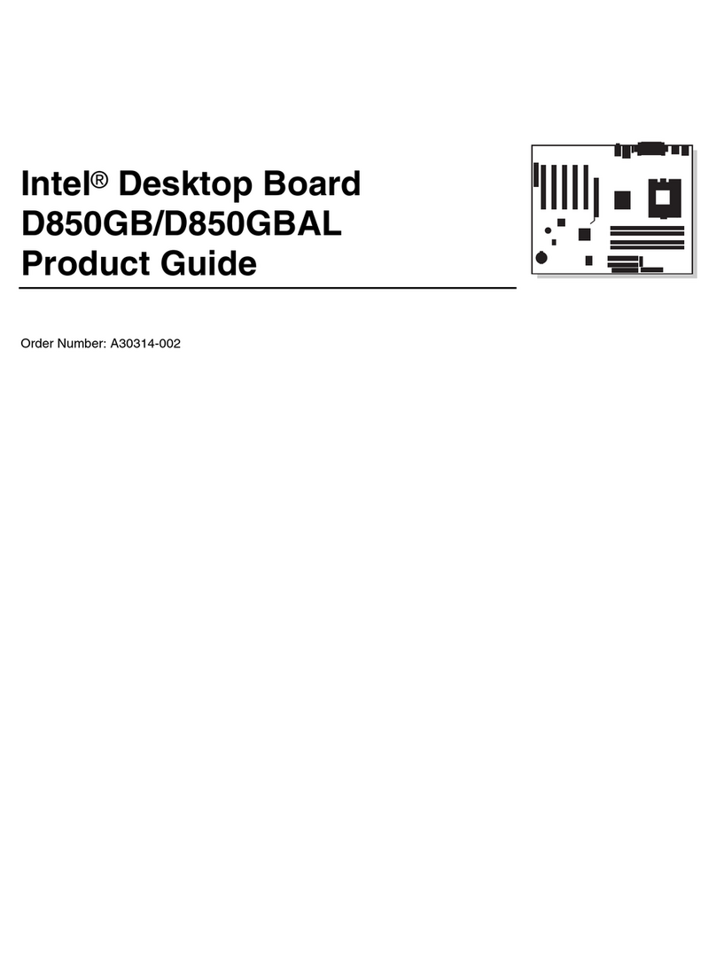 Intel D850GB User manual