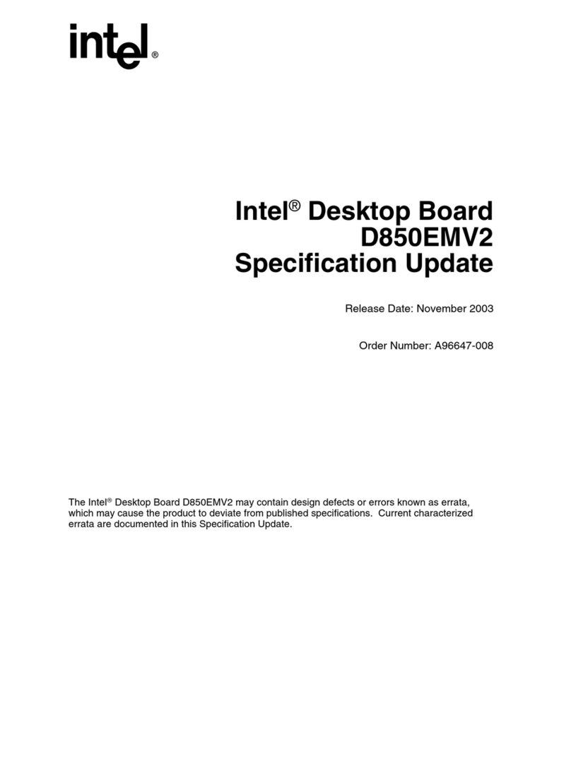 Intel Desktop Board D850EMV2 User manual